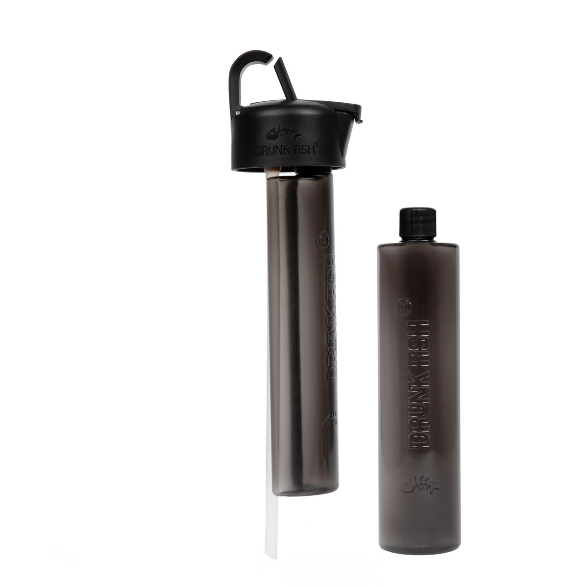 Drunk Fish Lid Only with Extra Flask. Fits Most Wide Mouth Insulated Bottles.